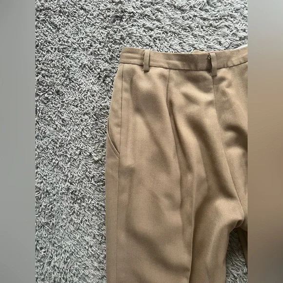 RARE Vintage Tan Wool Women’s Pants - Picture 8 of 11